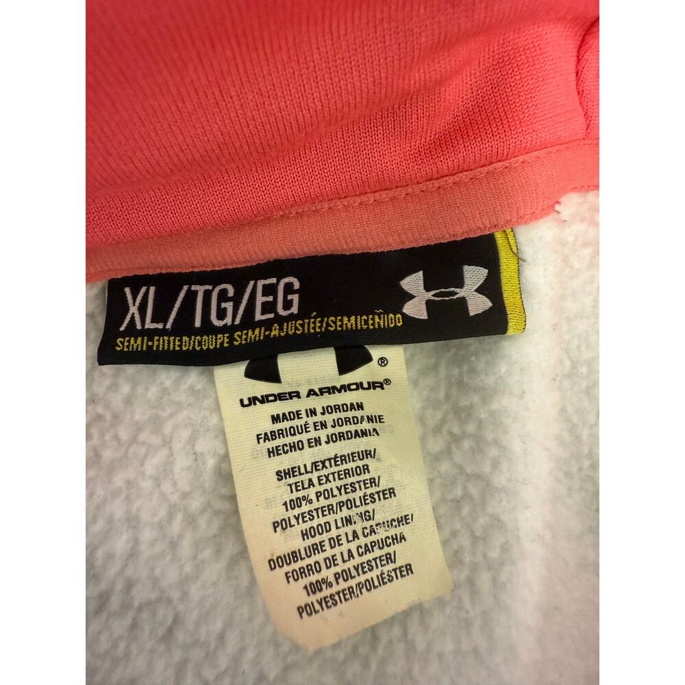 Under Armour Womens XL Realtree Pink Camo Pocket Pullover Hunting Mossy Oak - Picture 3 of 5